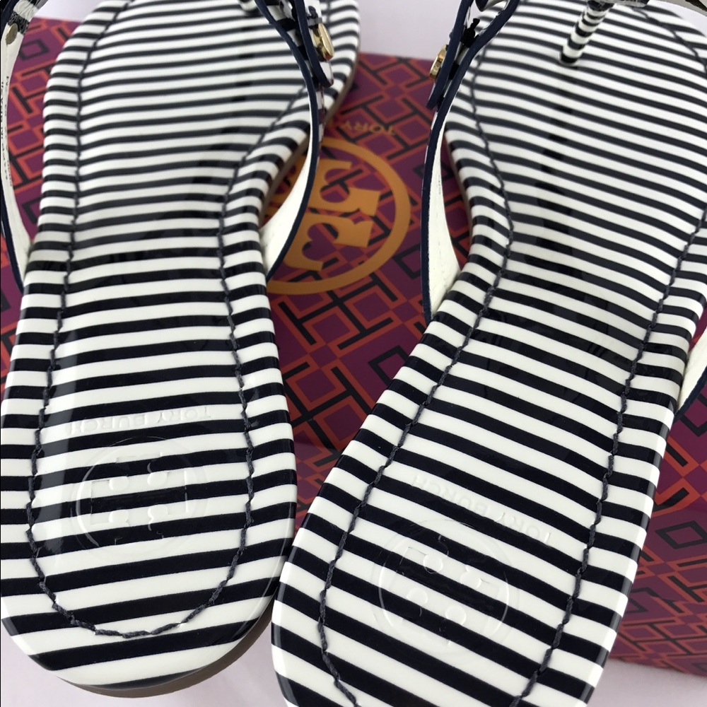 NWT Tory Burch Miller Sandal Patent Leather 7.5/8 - Picture 2 of 8